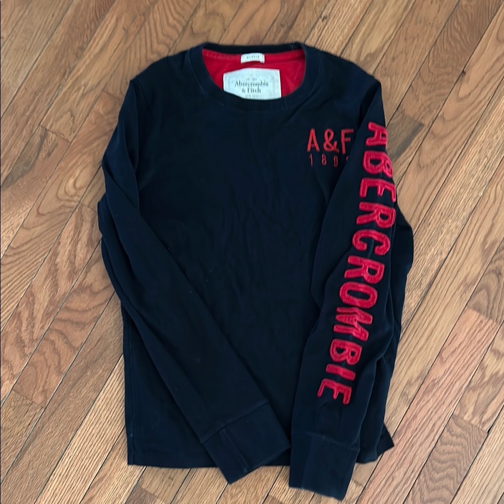 Abercrombie & Fitch Navy Long Sleeve Shirt